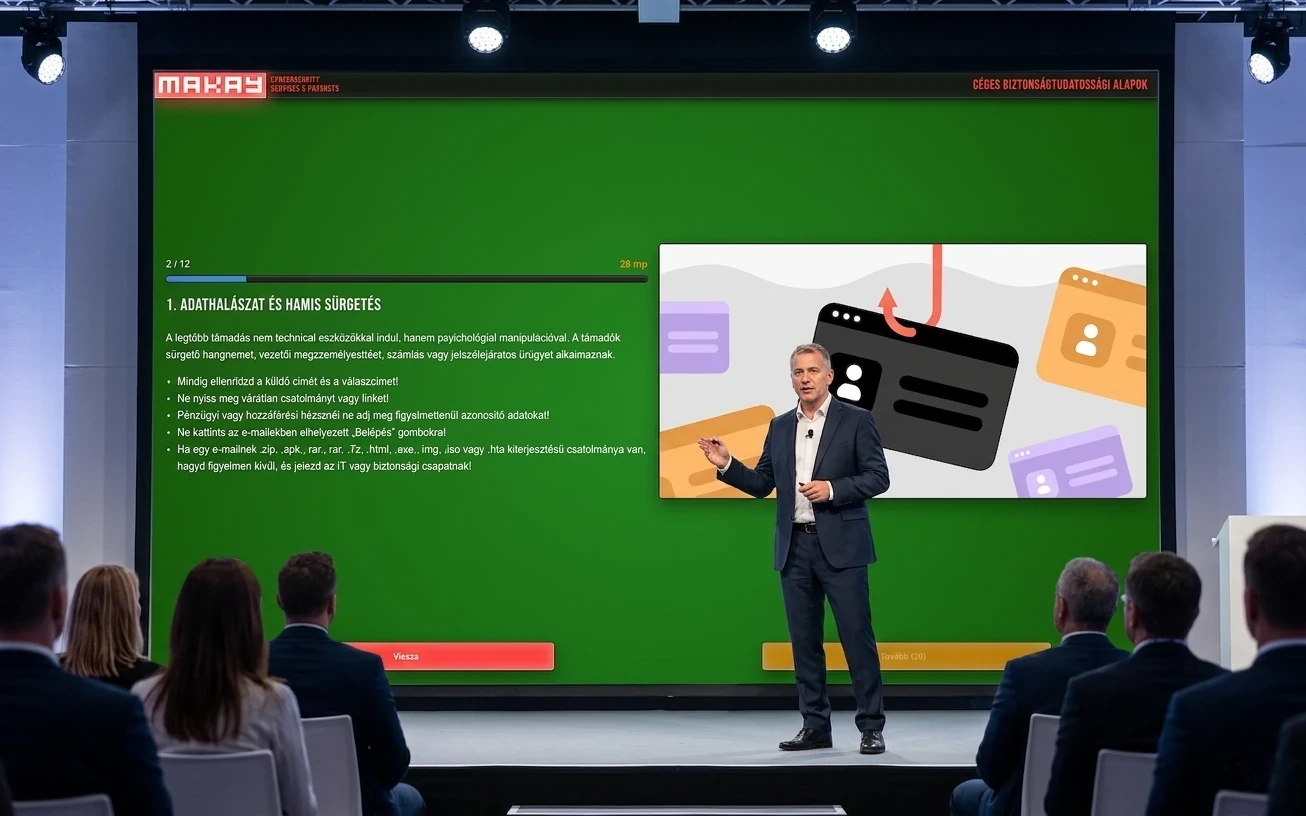 Biztonságtudatossági előadás